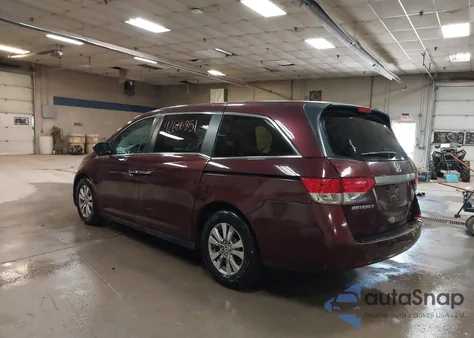 2014 Honda Odyssey Ex from USA, damaged, VIN 5FNRL5H49EB005158